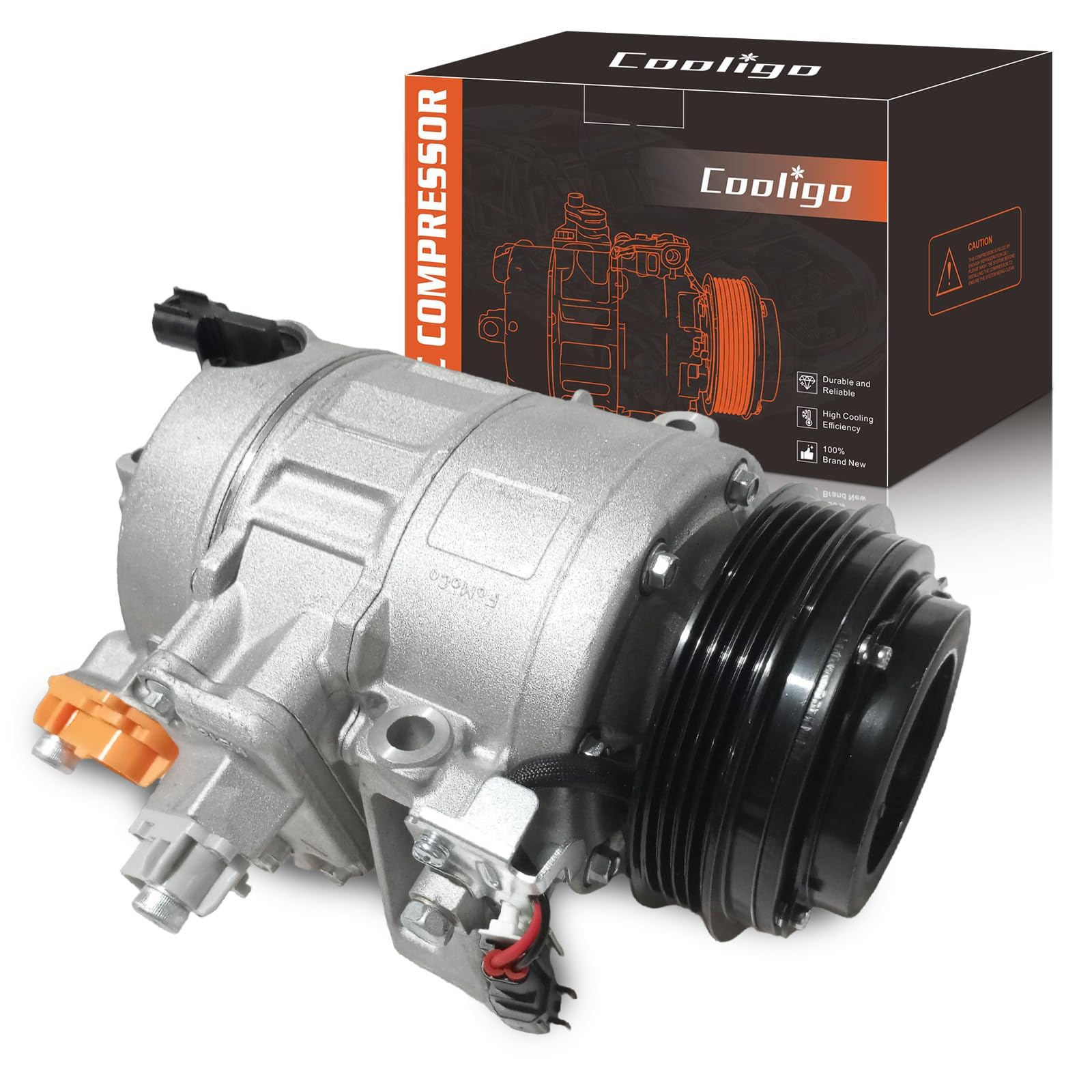 A/C Compressor with Clutch Fit for Ford Edge Fusion 2.5L 2013-2020