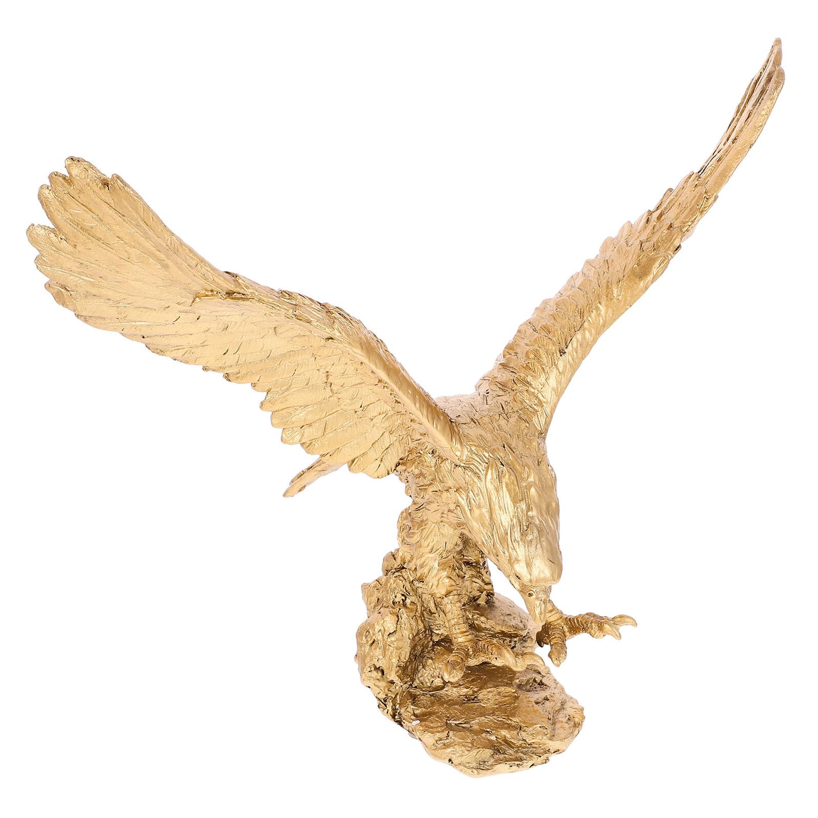 Sculpture aigle décorative en résine au design moderne et finition raffinée