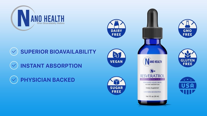 Amazon.com: Nanoceutical Solutions Nano Liquid Resveratrol Trans  Resveratrol Supplement for Brain & Heart Health | Ultra-Efficient  Absorption, Up to 8 Times Higher Than Resveratrol Capsules