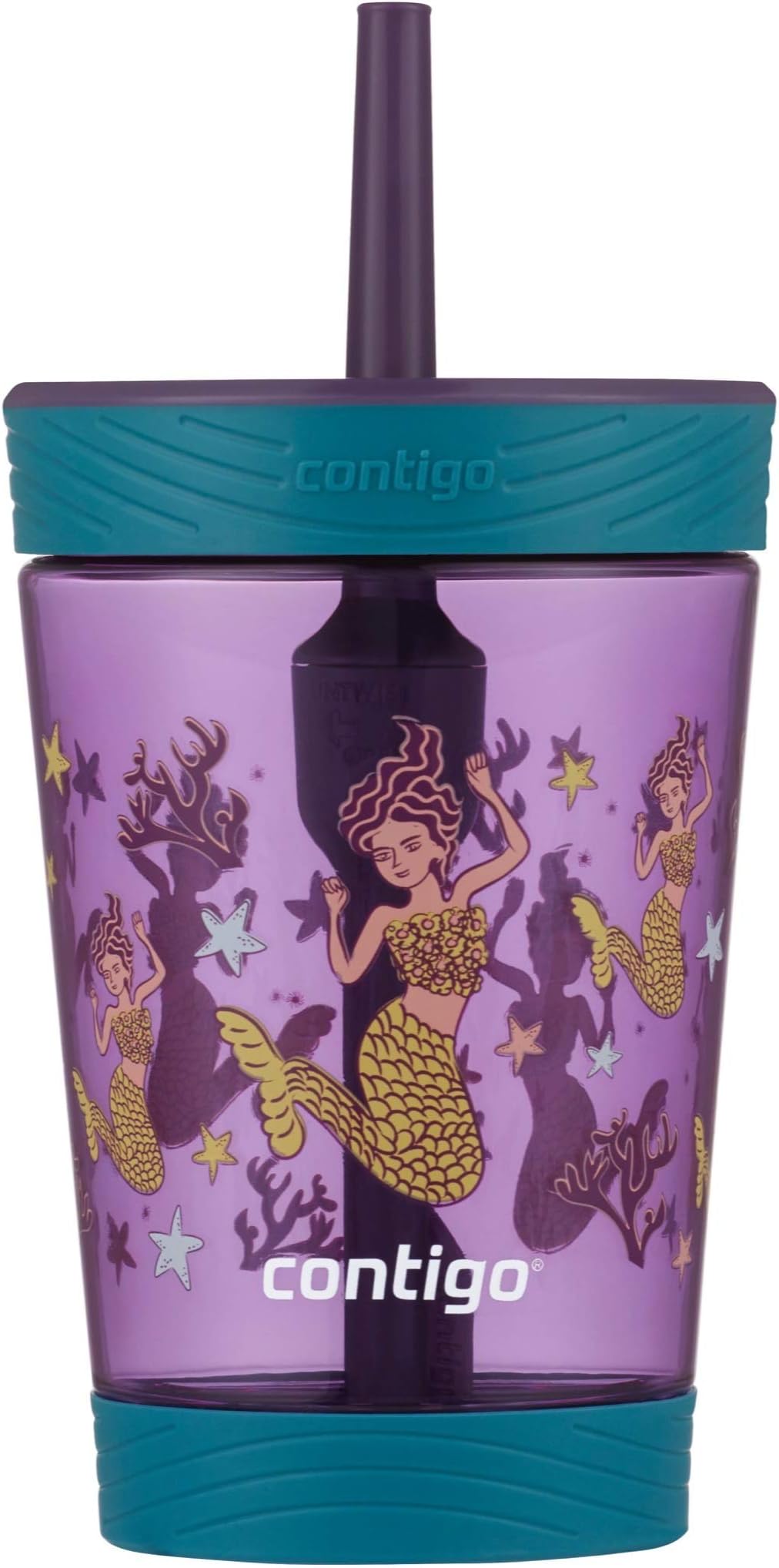 Kids Spill-Proof 14oz Tumbler with Straw and BPA Free Plastic