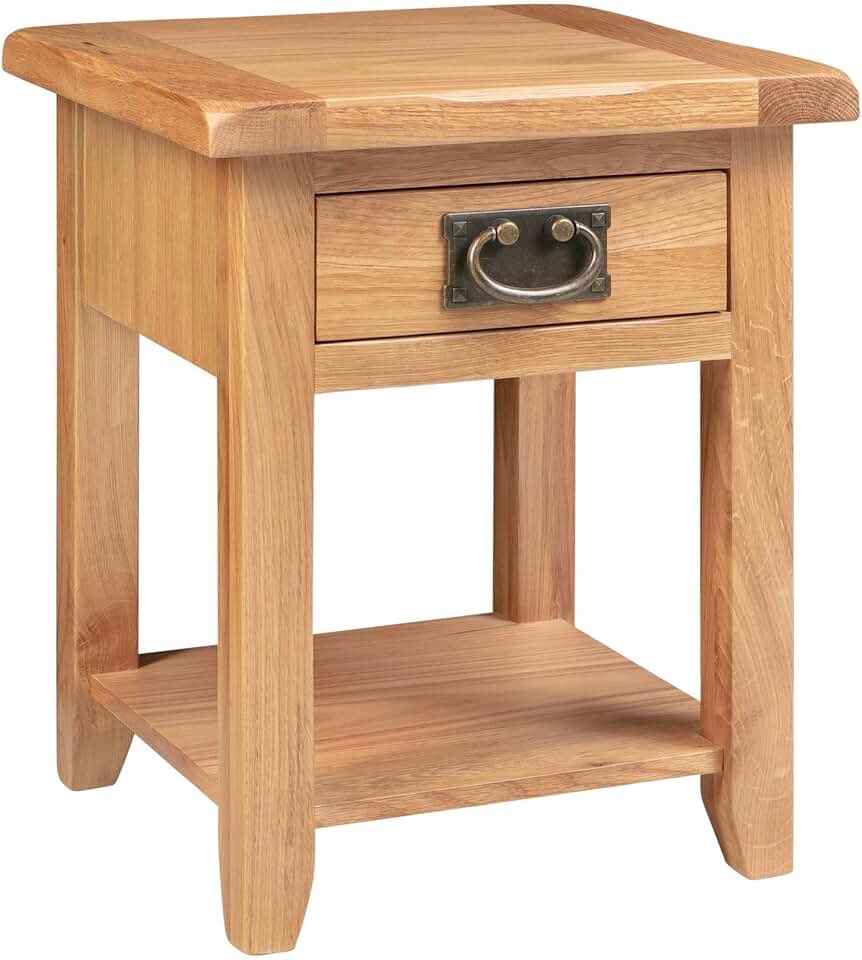 Amazon.co.uk oak lamp table
