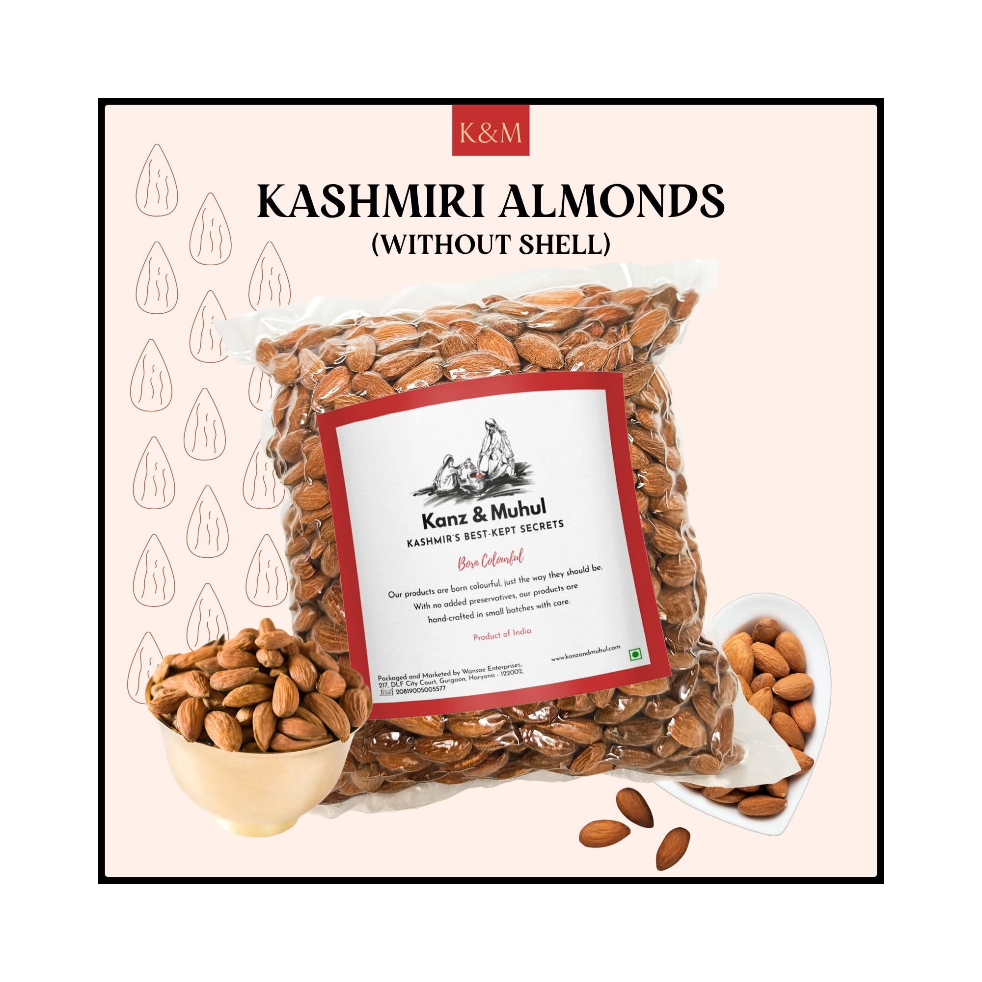 See full amazon price history chart for Kanz & Muhul Kashmiri Organic Almonds 950 Gm, One-Tree Badam Giri from Kashmir - Dry Fruits Badam, High in Fiber & Boost Immunity | Real Nuts | Gluten Free 950 Grams x 1 Pack Kanz & Muhul Kashmiri Organic Almonds 950 Gm, One-Tree Badam Giri from Kashmir - Dry Fruits Badam, High in Fiber & Boost Immunity | Real Nuts | Gluten Free 950 Grams x 1 Pack (B09BD2W8JK) Amazon Price History, Amazon Price Tracker