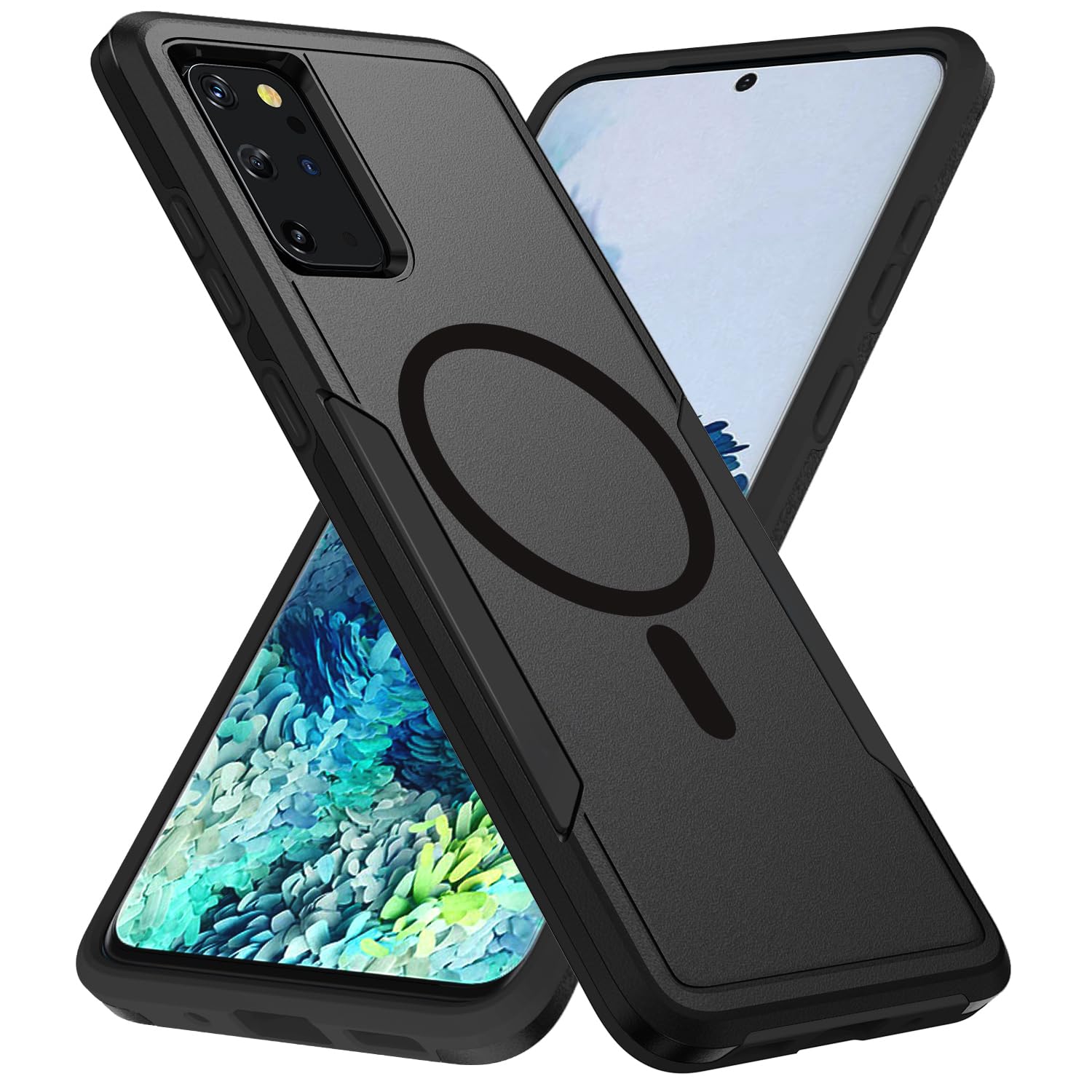 Teayoha for Samsung Galaxy S20 Plus Case,[Compatible with Magsafe] [Military Grade Drop Tested] Shockproof Magnetic Tough Rugged Protective Phone Case