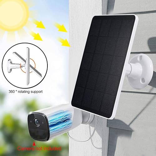 Miniatura 4 de Cargador de panel solar de 10 W para electrodomésticos con salida tipo C, carga eficiente, amplia compatibilidad, instalación rápida, para luces de