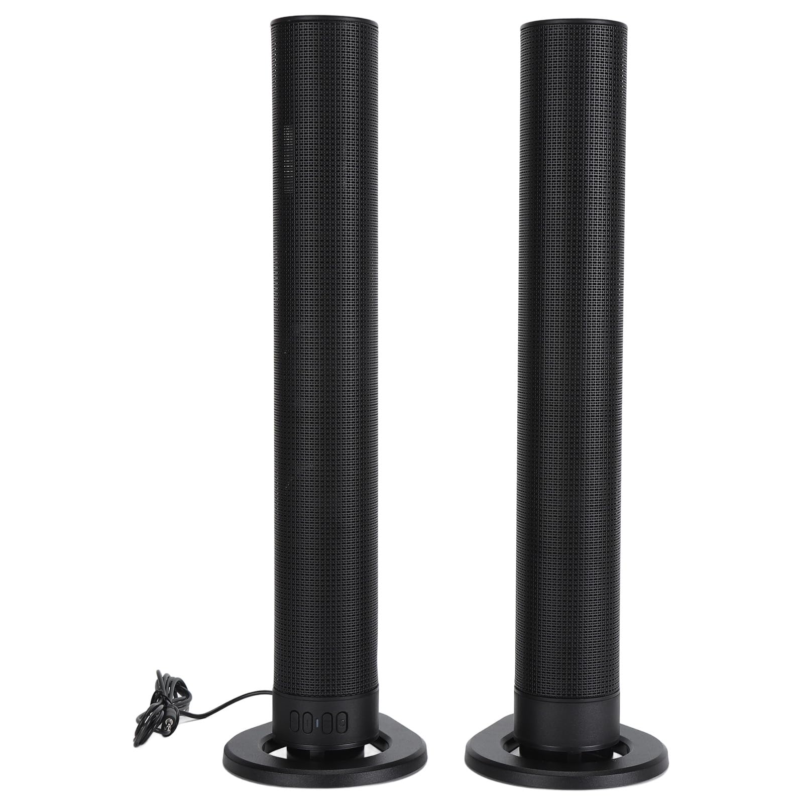 Kit Altoparlanti Bluetooths Subwoofer 40W Home Theater Stereo 3D, 4 Driver Avanzati, Uscita HiFi, Altoparlanti Soundbar Coinvolgenti Senza Fili per Serate di Cinema, Materiale ABS
