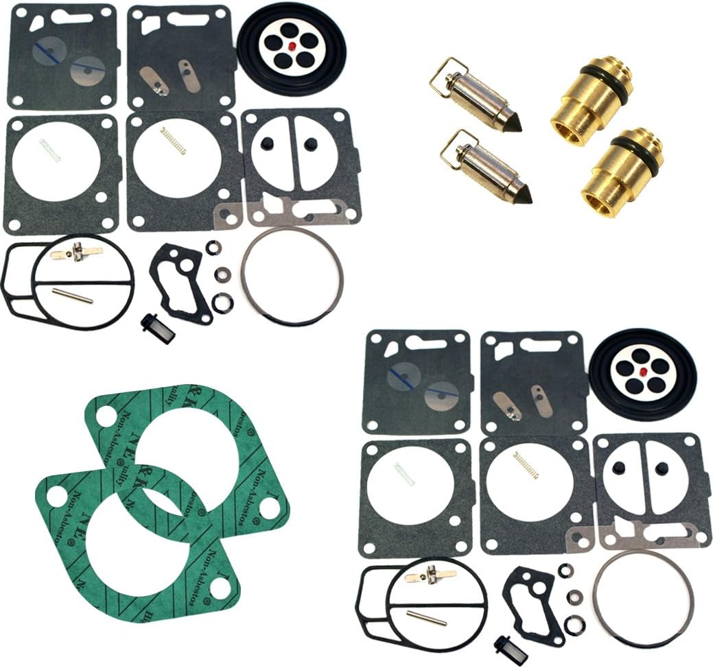 Set of 2 SeaDoo Mikuni Carburetor Carb Diaphragm 9698 Challenger 9799