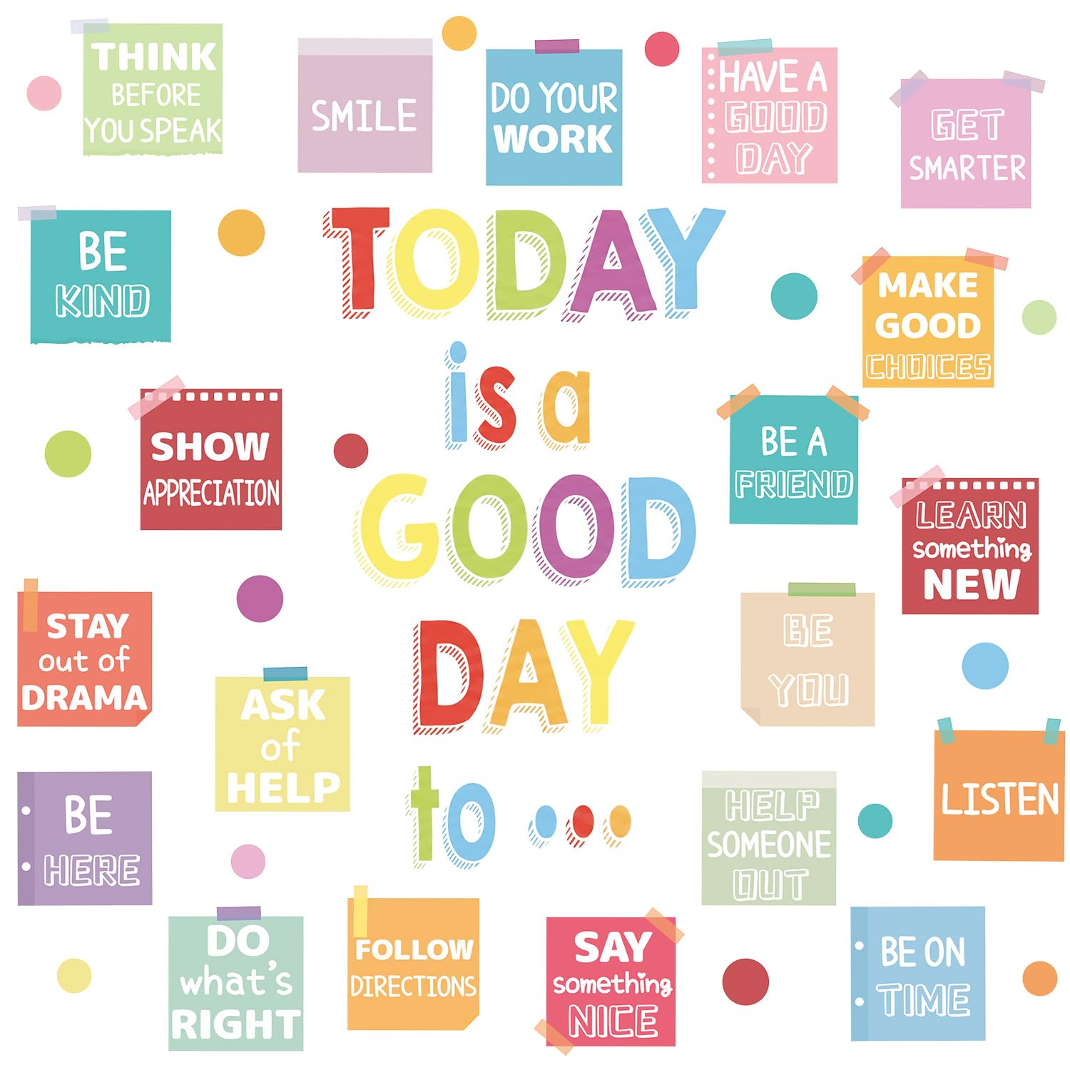 CHDITB Today is A Good Day to Stickers Motivational Quotes Positive Decals