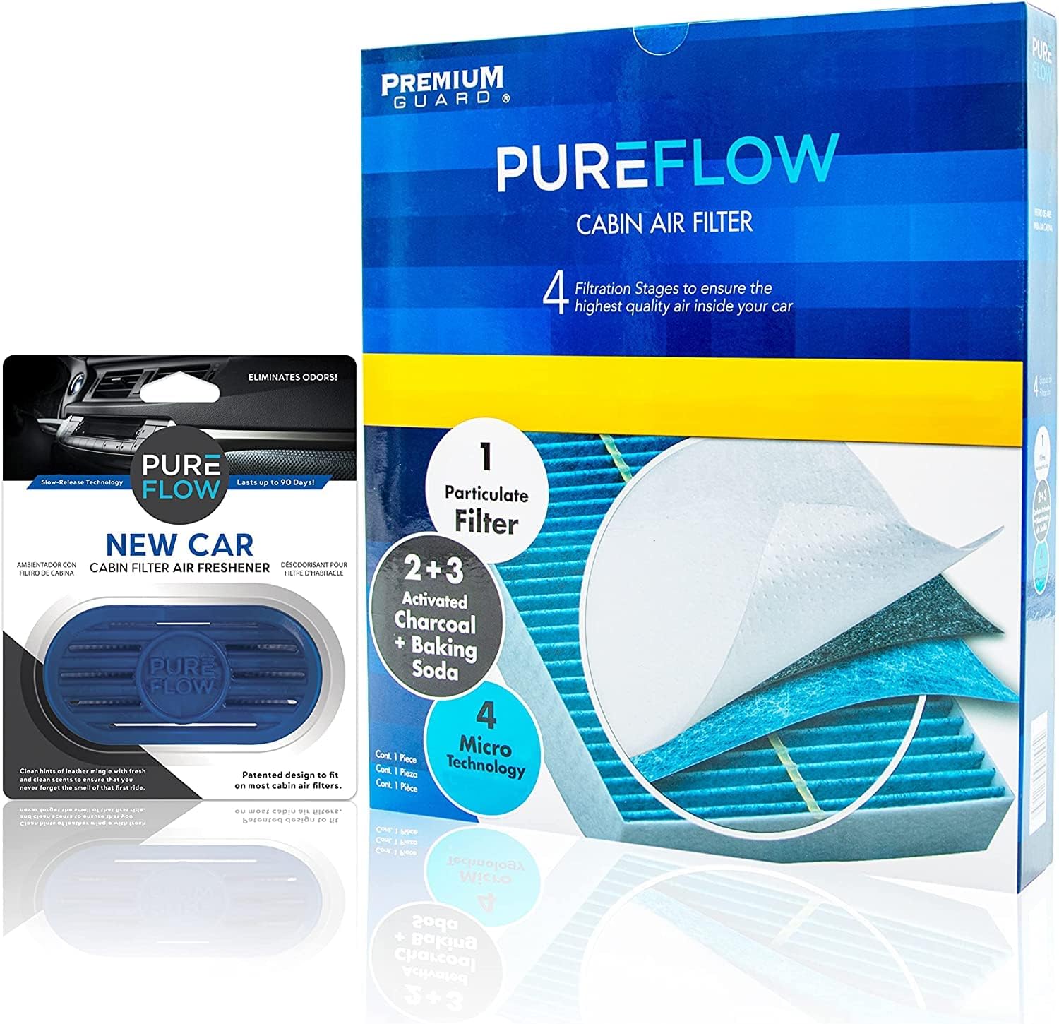 Pureflow Cabin Air Filter PC99525X and New Car Cabin Filter