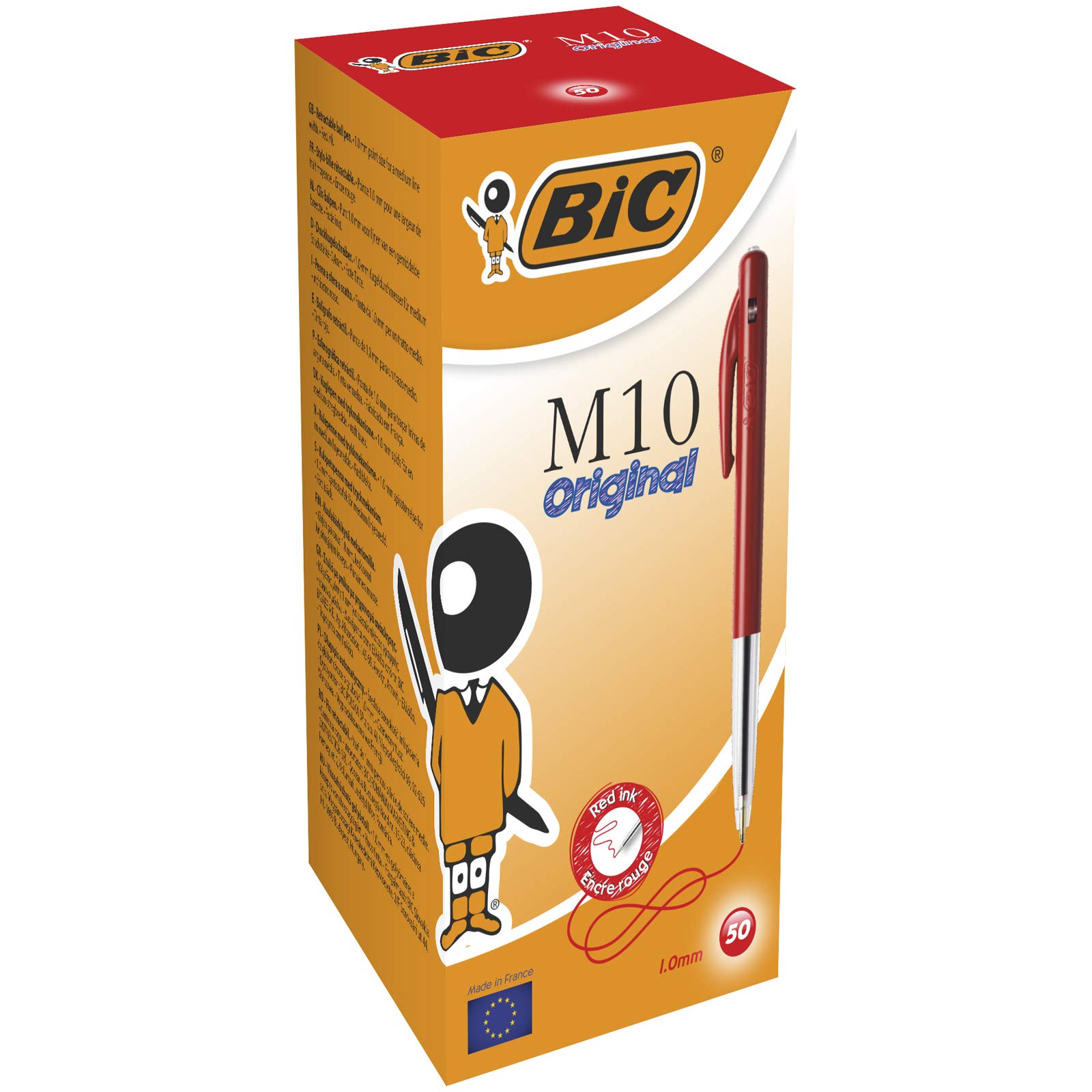 BIC tükenmez kalem M10 (0,32 mm) kutu her biri 50 adet