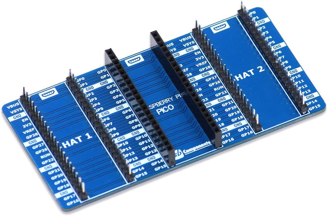 sb components 2 Channel Expander Board Expand reach for Raspberry Pi Pico With Pico 2 channel Expander to connect upto two HAT/SHIELD With Raspberry Pi Pico Microcontroller Board - Image 5