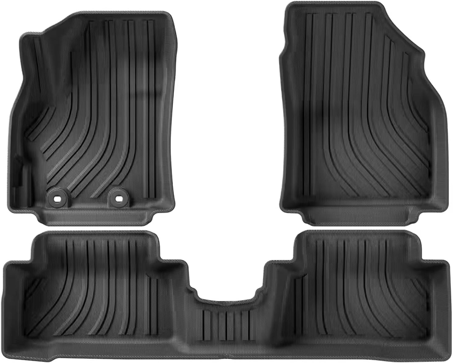 Car Trunk Mat for Toyota Yaris Cross 2022-2024 TPE Floor Mats All Weather Backrest Rear Pad Cargo Liner Anti Dirty(TPE Foot pad Left)