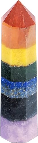 Siete chakras, puntos de cristal naturales, torre de cristal, obelisco de cristal, varita curativa, cristales curativos, varitas de puntos de Siete chakras, puntos de cristal naturales, torre de cristal, obelisco de cristal, varita curativa, cristales curativos, varitas de puntos de