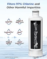 Vista 3 de Waterdrop DA97-17376B Reemplazo para Samsung HAF-QIN/EXP, DA97-08006C, RF28R7201SR, RF28R7351SG, WD-F45, filtro de agua para refrigerador, 3 filtros