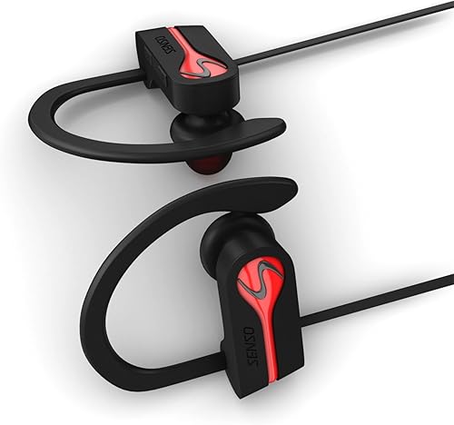 Miniatura 8 de SENSO Auriculares Bluetooth, los mejores auriculares deportivos inalámbricos con micrófono IPX7 impermeable HD estéreo a prueba de sudor