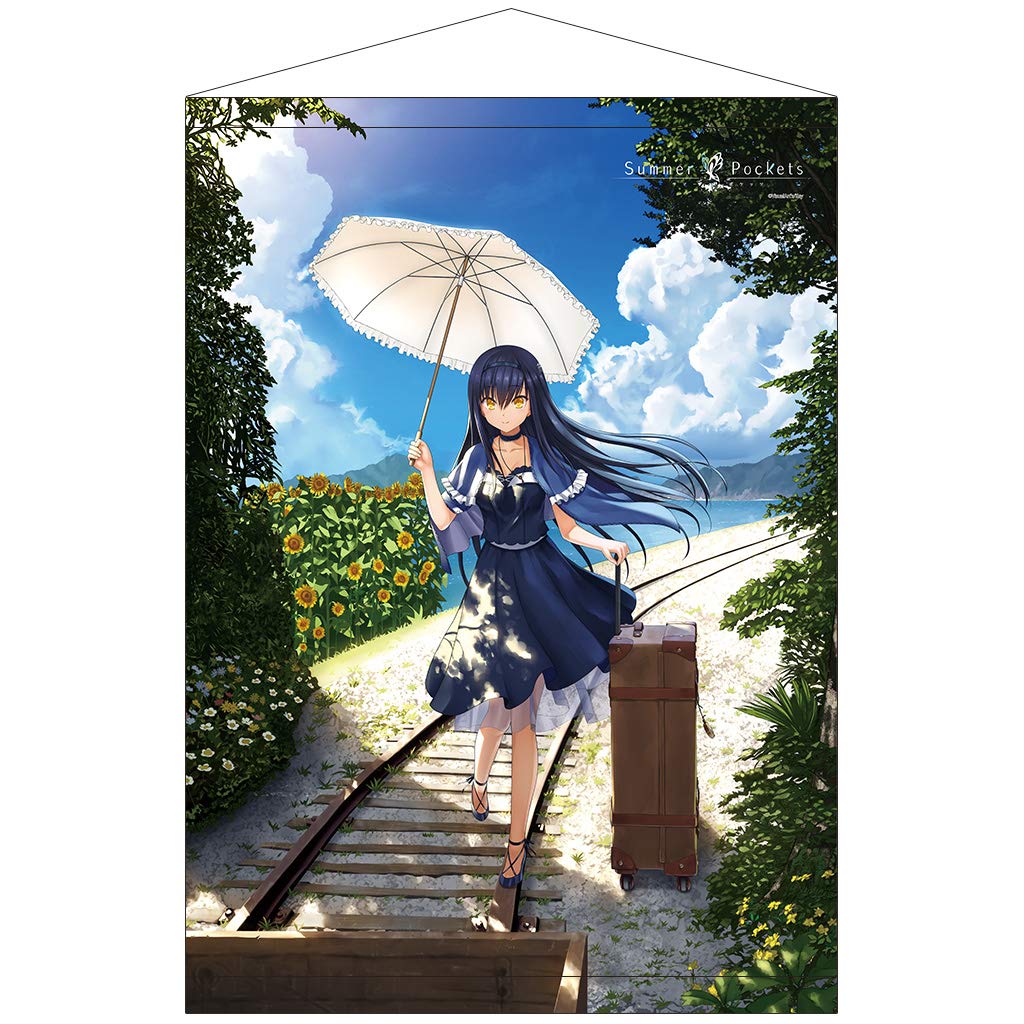 Amazon.co.jp: Summer Pockets 久島鴎 B2タペストリー 横幅約51cm×高さ 