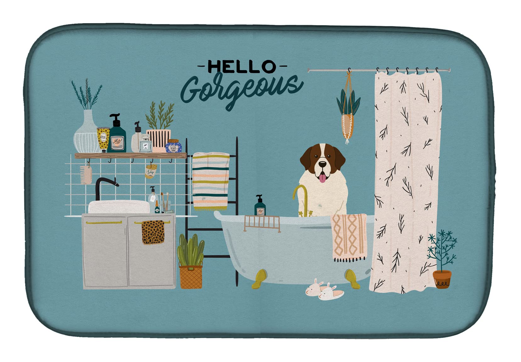 Tapis de séchage pour vaisselle Moscow Watchdog Caroline's Treasures cuisine