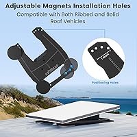 Vista 4 de Starlink - Mini soporte magnético Starlink de 200 libras de alta resistencia con orificios de instalación de imanes ajustables, kit de montaje