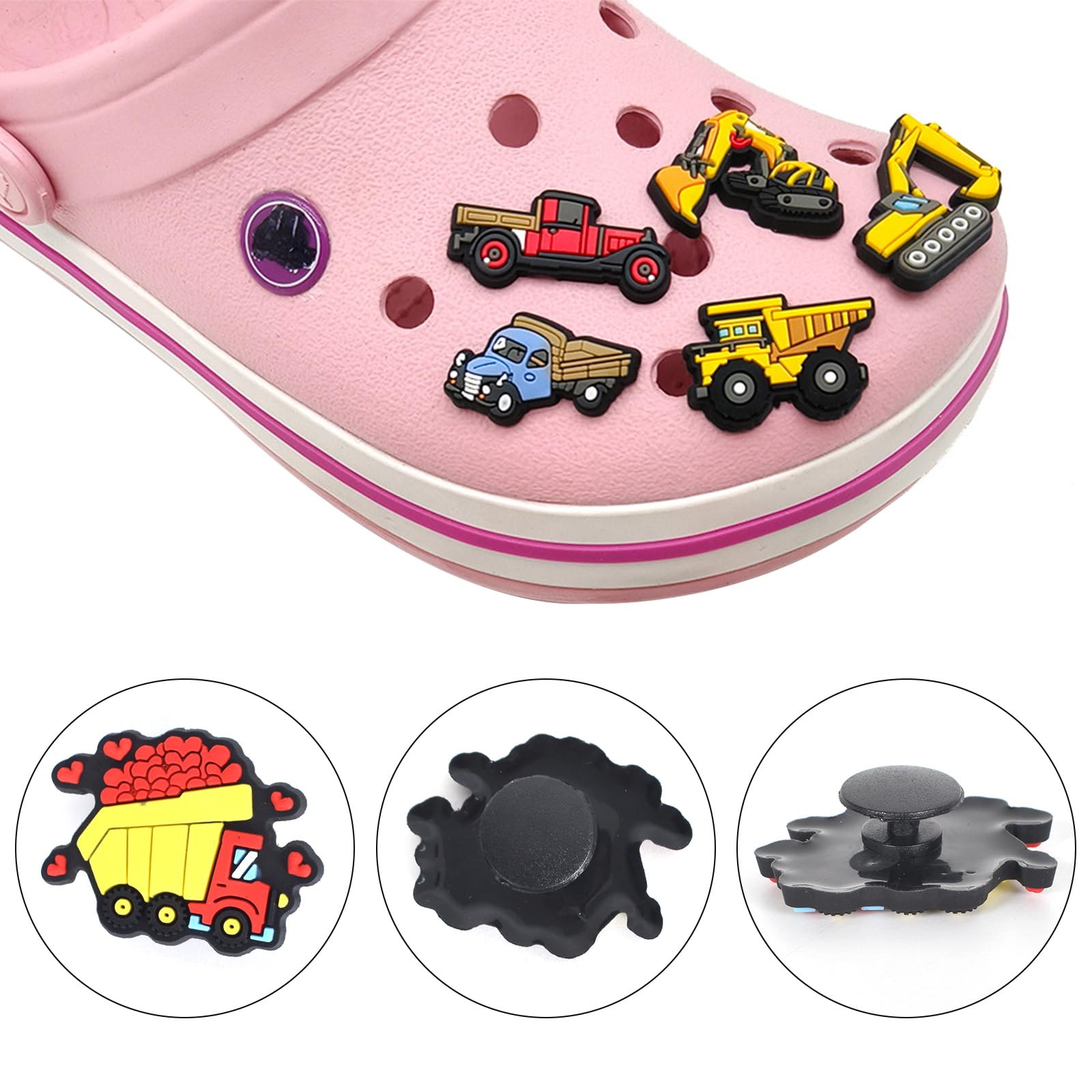 Lot De 20 épingles à Chaussures En PVC - Motifs Avengers, Dessins Animés - Décorations Pour Chaussures, Sacs