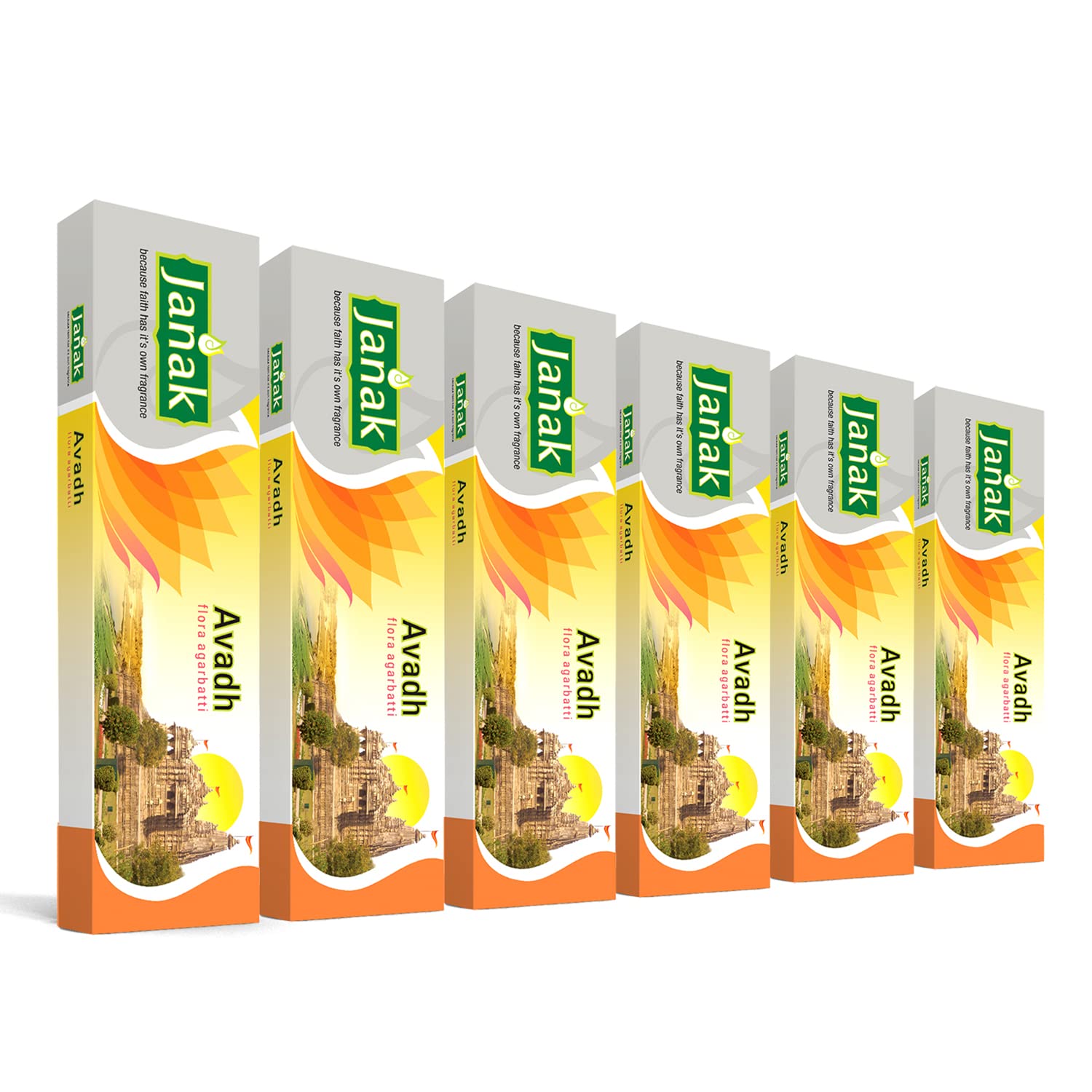 Janak Avadh Eco Premium Incense Sticks Containing Natural Extracts, Low Smoke, Long-Lasting, Premium Masala Agarbatti Made with Wood Powder. (Pack of 6) (B0BS44WQH2) Amazon Price History, Amazon Price Tracker