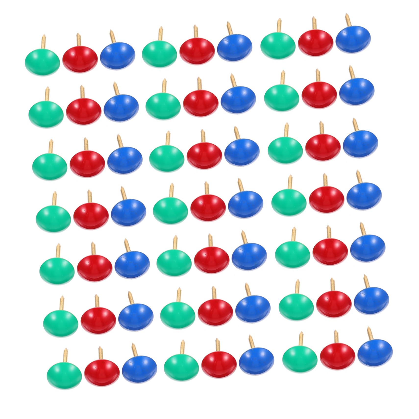 OSALADI DIY Decorative Tacks 60pcs Round Head Upholstery Nails Iron Furniture Nails for Sofa Couch Bed Craft