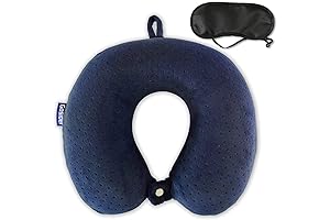 Memory Foam Travel Pillow for Ultimate Neck Support
