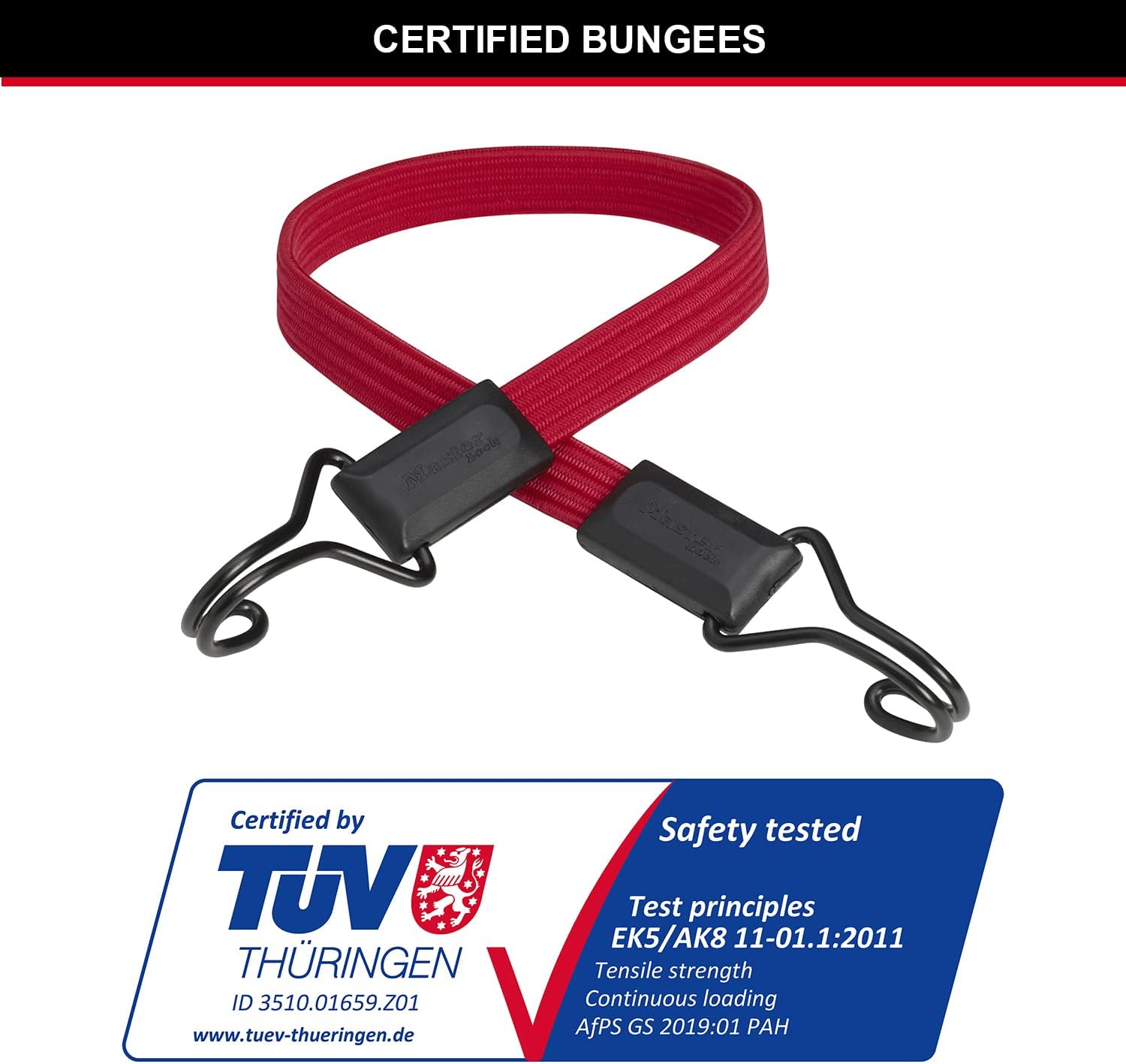 Masterlock Flat Bungee Bike Lock