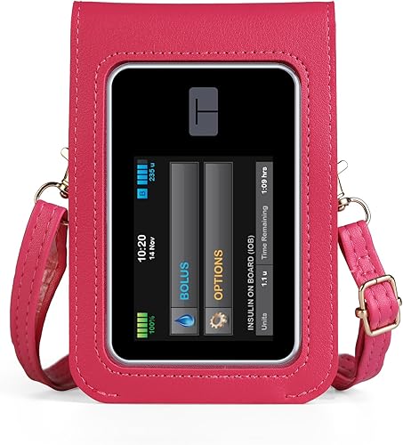 Miniatura 4 de Bolsa de transporte con una ventana transparente para la bomba de insulina para el cuidado de la diabetes en tándem (TFlex PumpT Slim G4 PumpT Slim