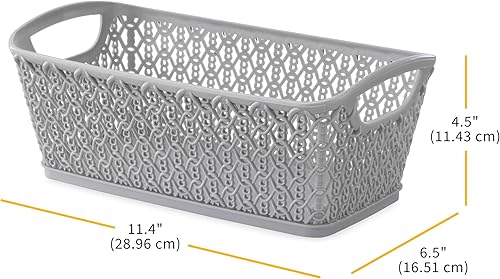 Miniatura 3 de Whitmor Bolsa de resina grande, turquesa