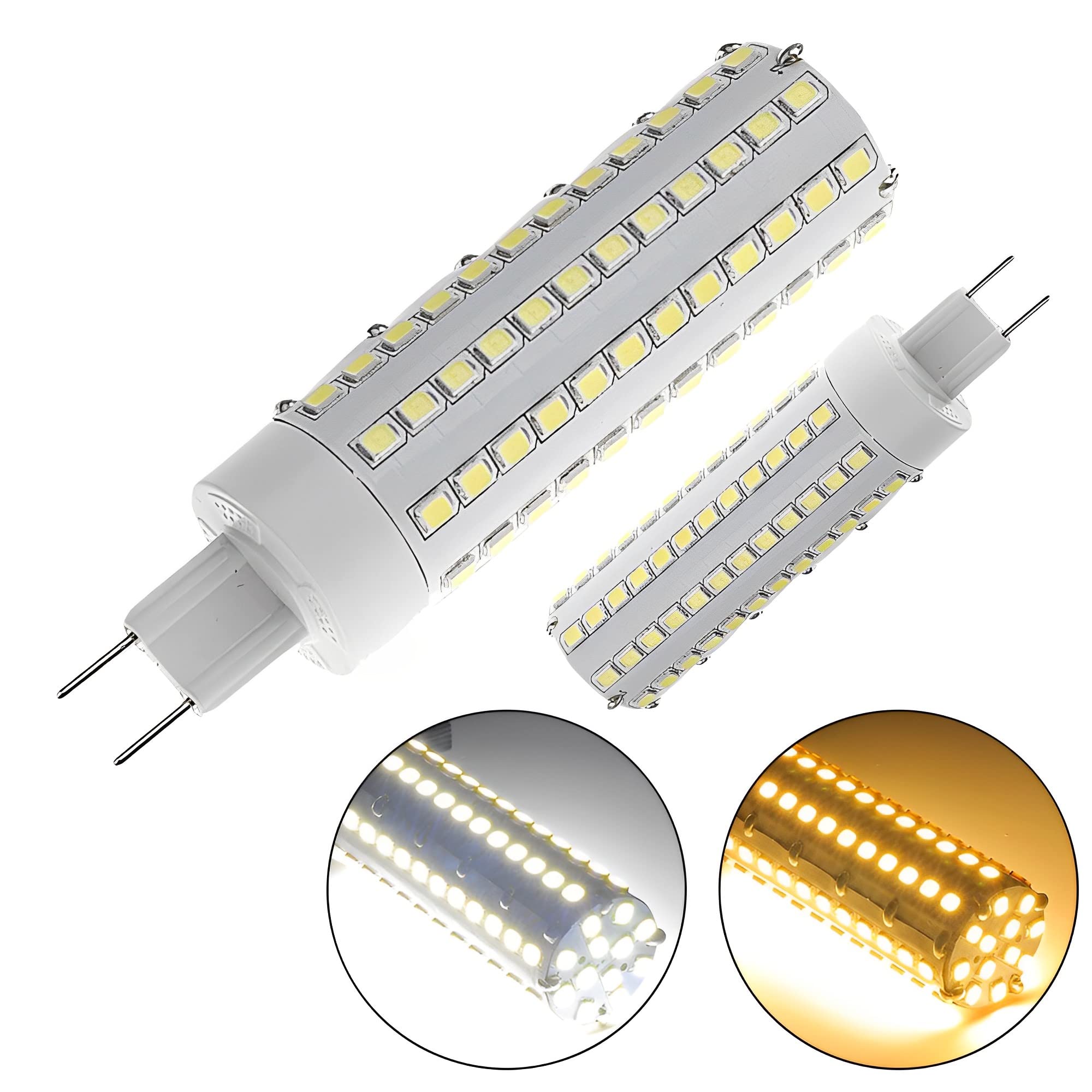 LED-G8,5-Glühbirne 10W [10er Pack] | 1000 Lumen mit 3000K/4000K/6000K | Konstantstrom & Flackerfrei | Bi-Pin-Sockel | AC 100-277V | Nicht dimmbar