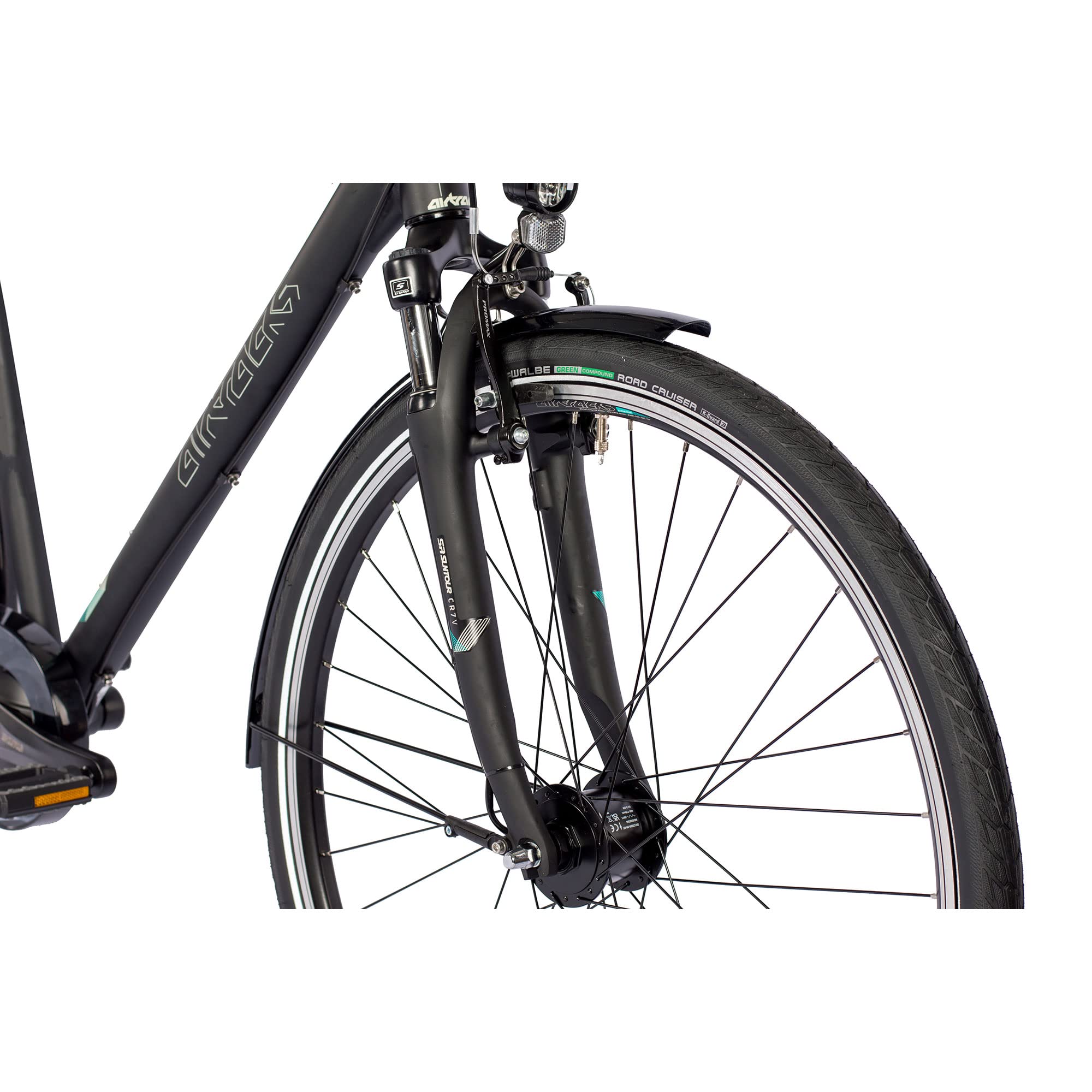 Airtracks Herren City Fahrrad 28 Zoll Citybike CI.2820 Shimano Nexus 7 Gang - Nabendynamo - Schwarz Matt - Rahmenhöhen 52cm und 56cm - Modelljahr 2026
