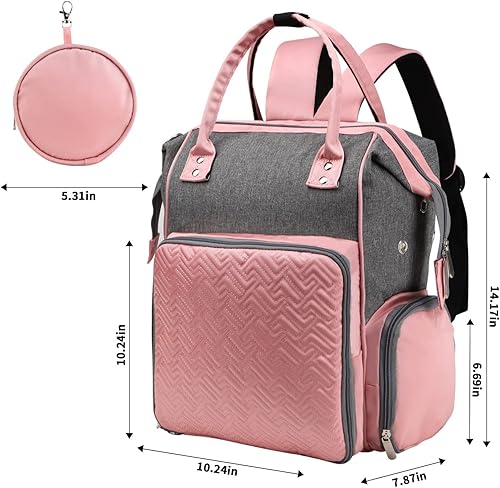 Miniatura 3 de Mochila para bolsa de punto, bolsa organizadora de almacenamiento de hilo, bolsa organizadora de hilo, bolsa de ganchillo con puerto de carga USB,