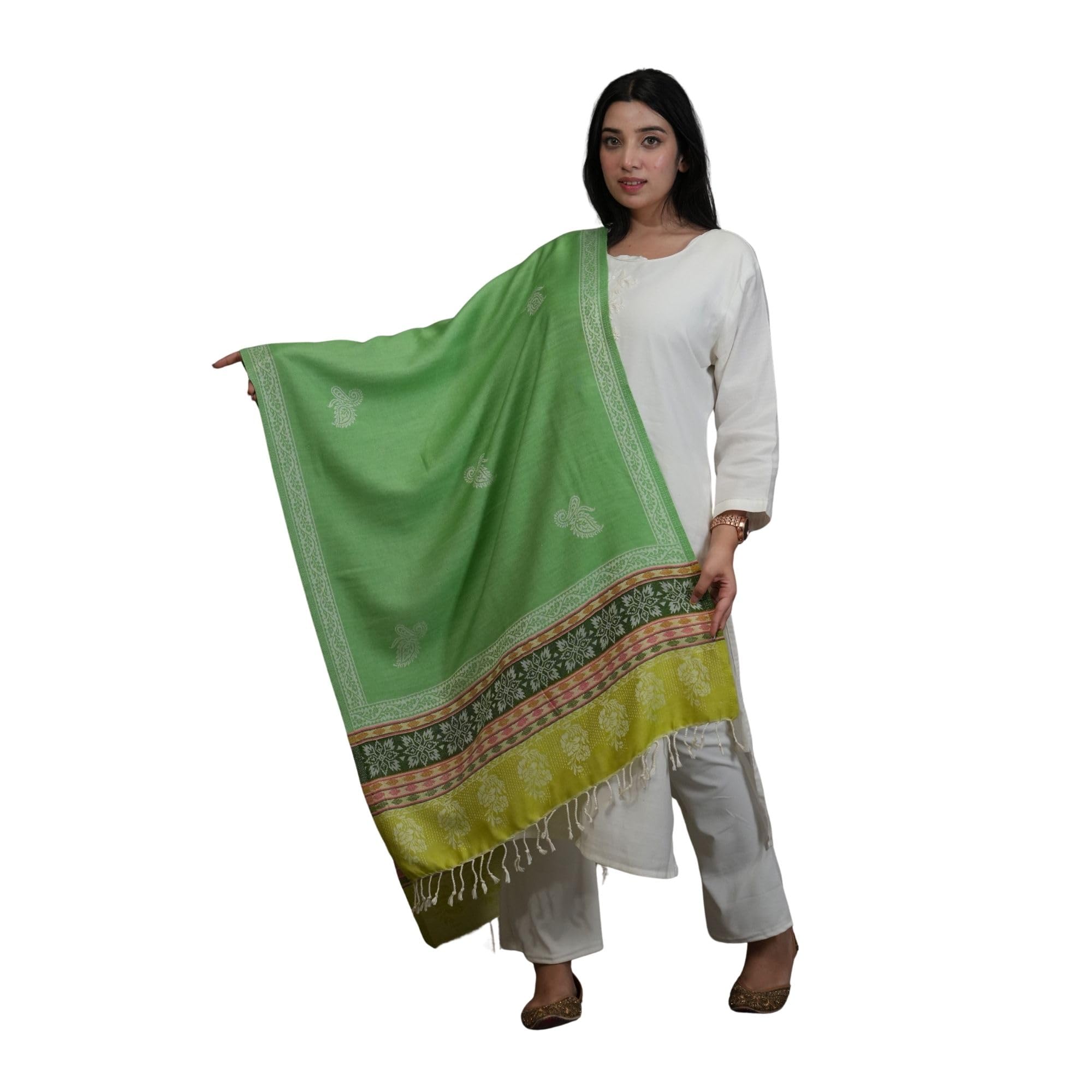 Women's Lightweight Acrylic Shawl | Solid Design-image-25