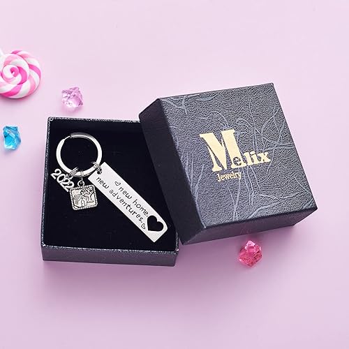 Miniatura 6 de Regalos de inauguración de la casa 2023 Llavero nuevo hogar Nuevos propietarios Regalo Casa Llaveros