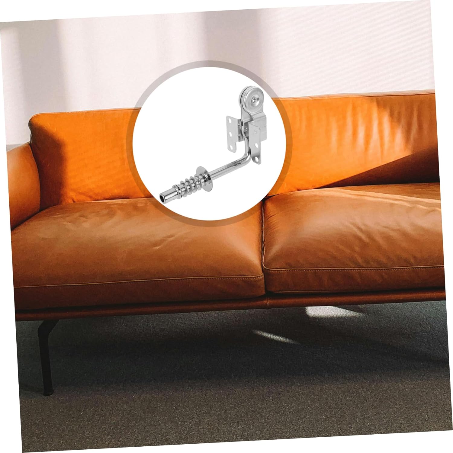 Mikikit 6pcs Sofa Pillow Hinge Replacement Sofa Headrest Hinge Widely Suitable for