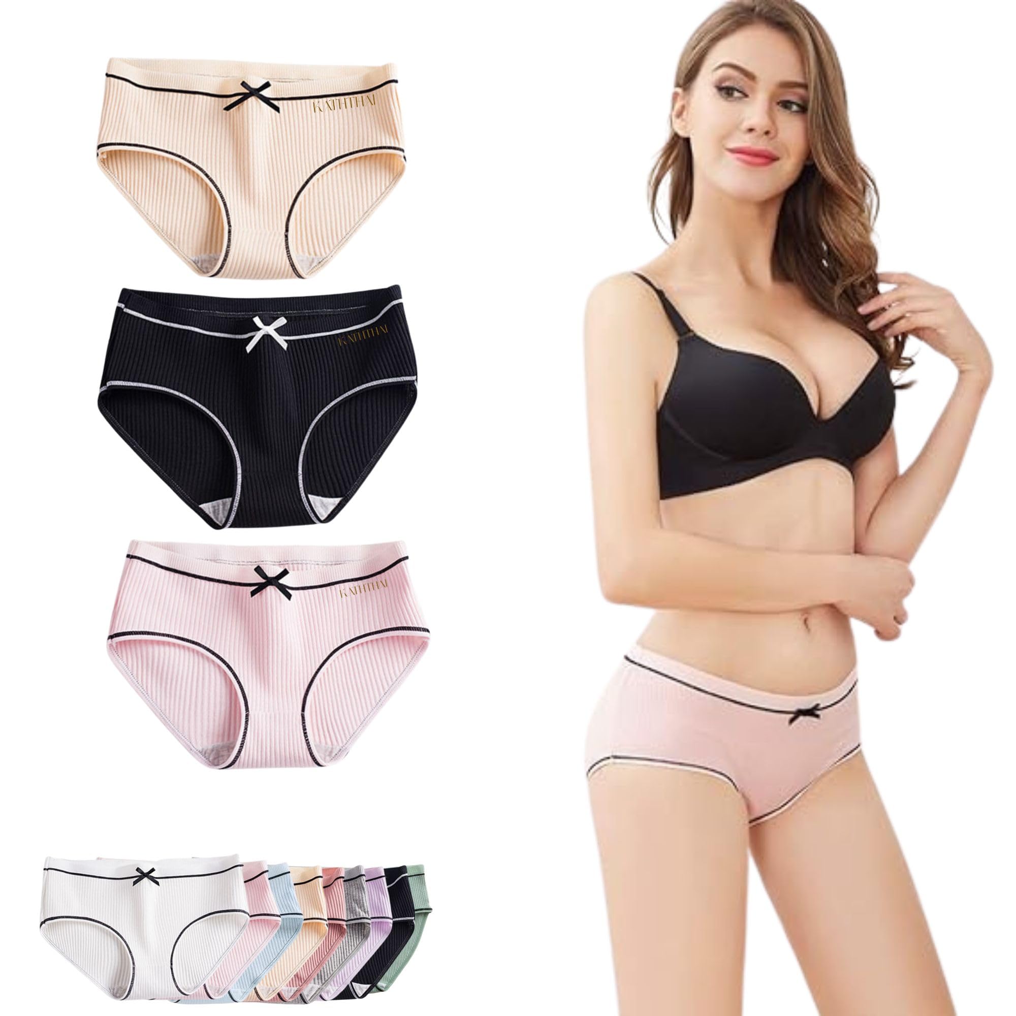 Anti Bacterial Super Combed Cotton Panty for Women Hipster, Moisture Wicking Soft & Breathable Underwear Panties (Free Size)(Waist:26 to 34Inch)-image-36