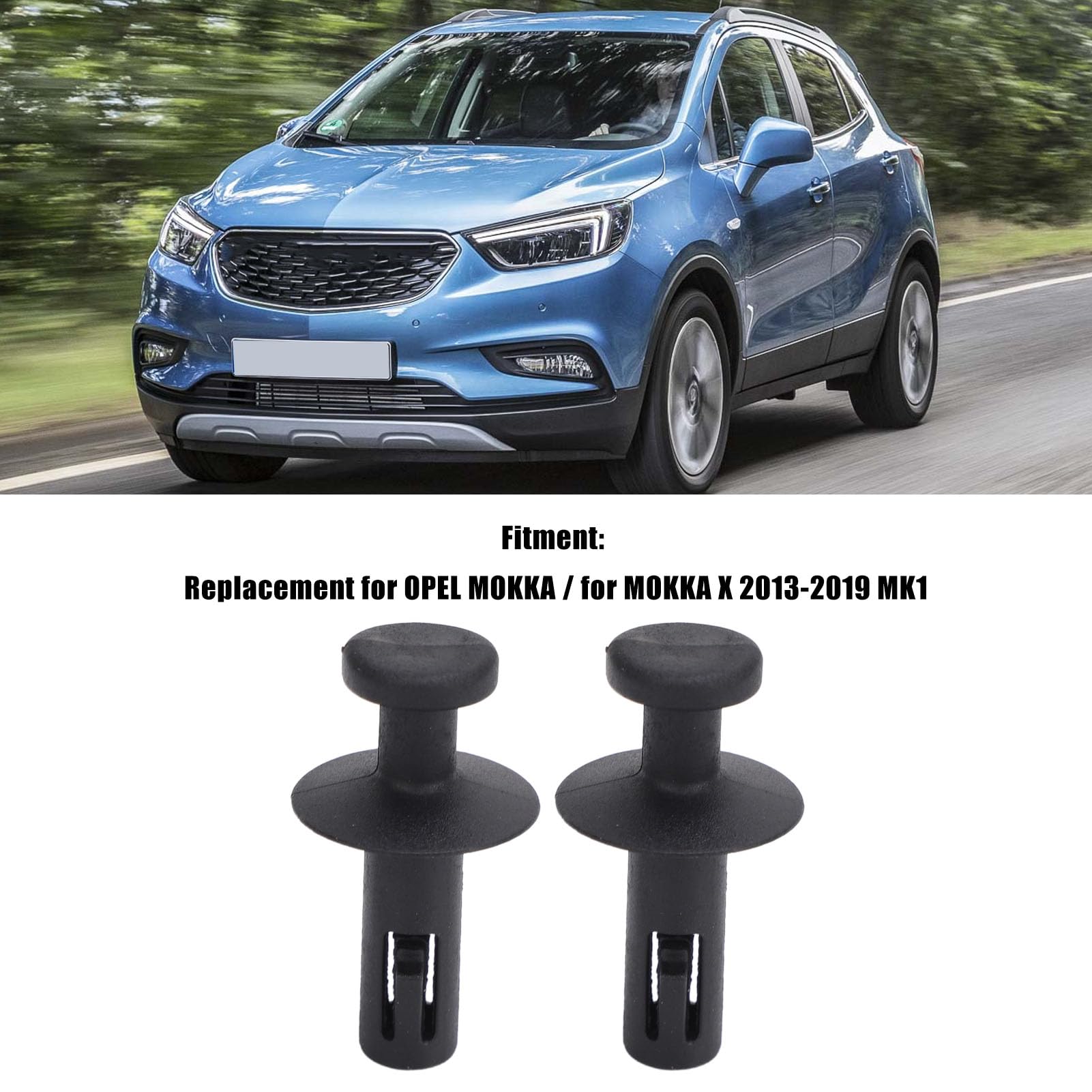 1 para Uchwytu na półkę na Paczki, Klips na półkę na Paczki 95129884 Plastikowa Osłona Bagażu Samochodowego Klips Obrotowy Zamiennik dla OKKA X 2013-2019