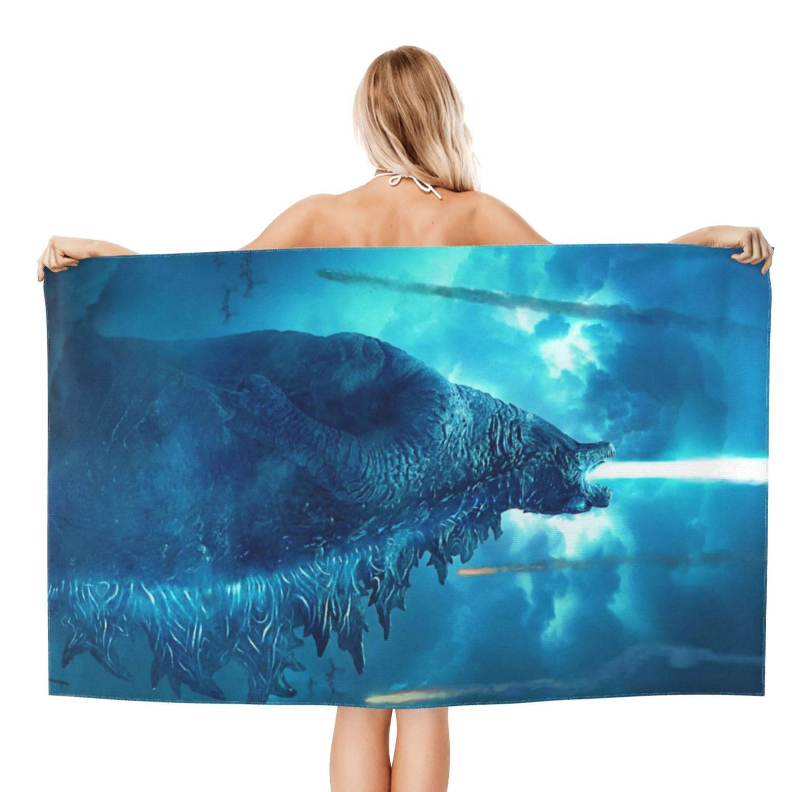 Amazon｜ゴジラvsメカゴジラ (2) マイクロファイバー バスタオル