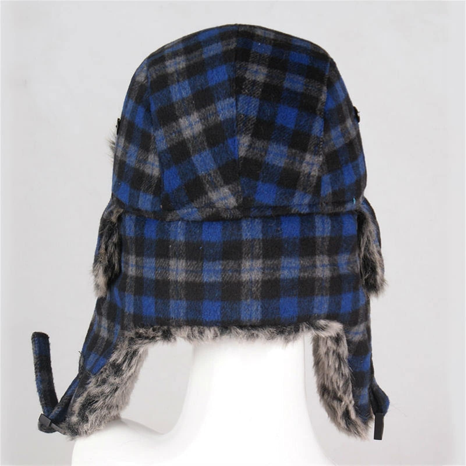 Bomber Hats Sports Snow Hats Outdoor Ear Flaps Cap for Men Women Warm (Blue S58Cm)?Blue-S58CM