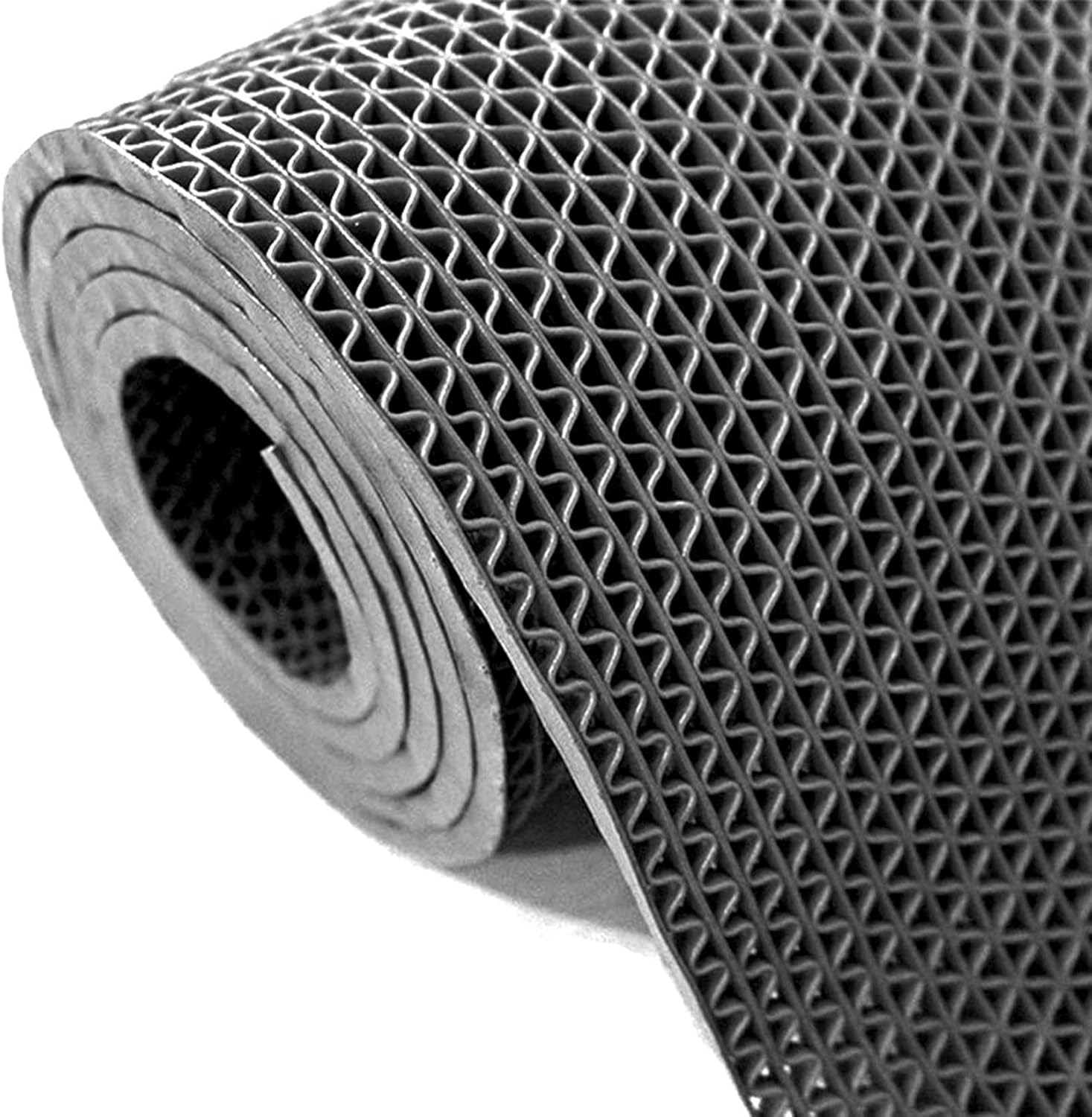 WLWLEO Bathroom Pool Drainage Non Slip Floor Mat 3'x10