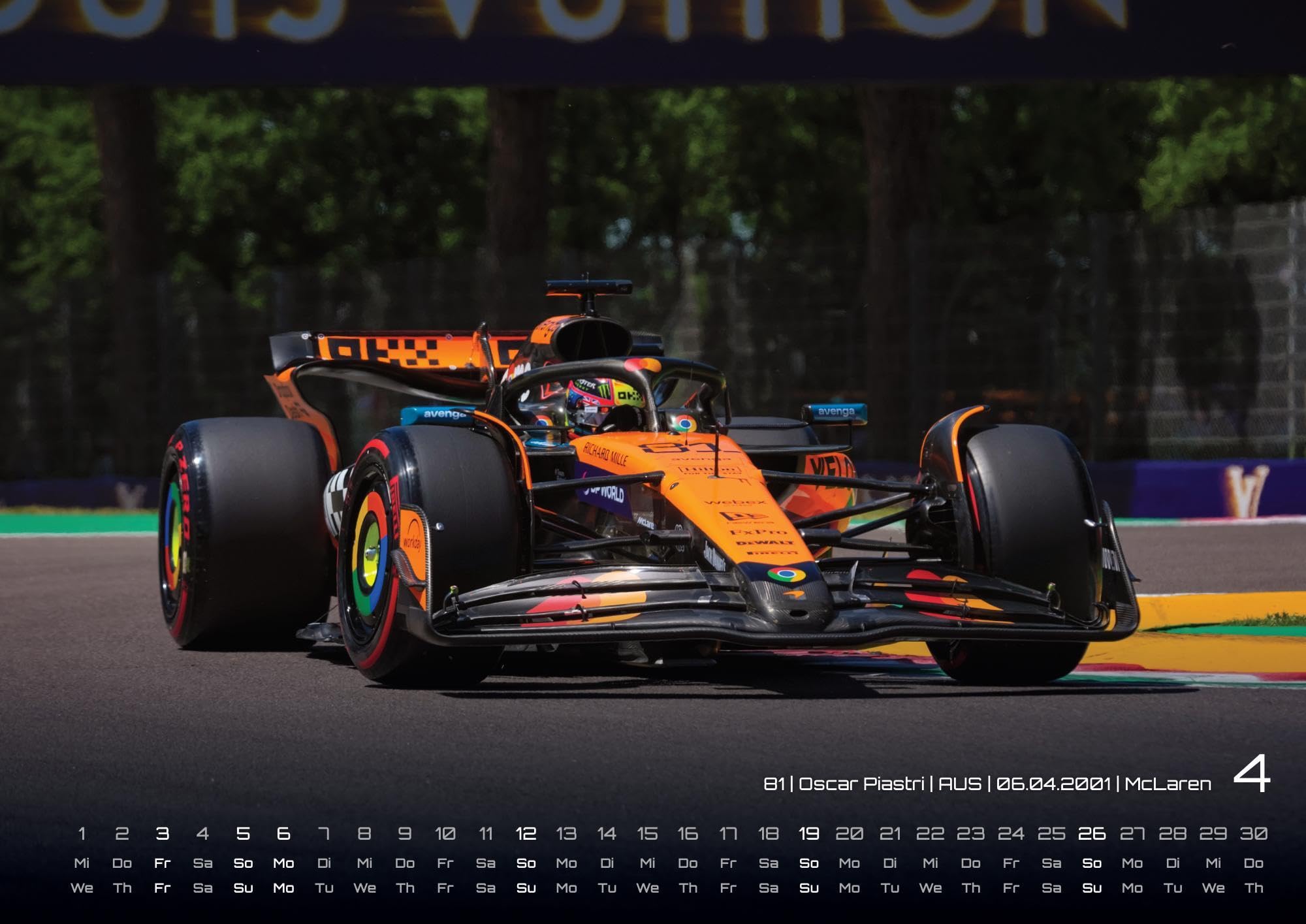 Formel 1 - Grand Prix 2026 | Premium F1 Kalender DIN A3 (42cm x 30cm) - Wandkalender mit spektakulären Fotos der aktuellen Saison | Ideal für F1- Fans