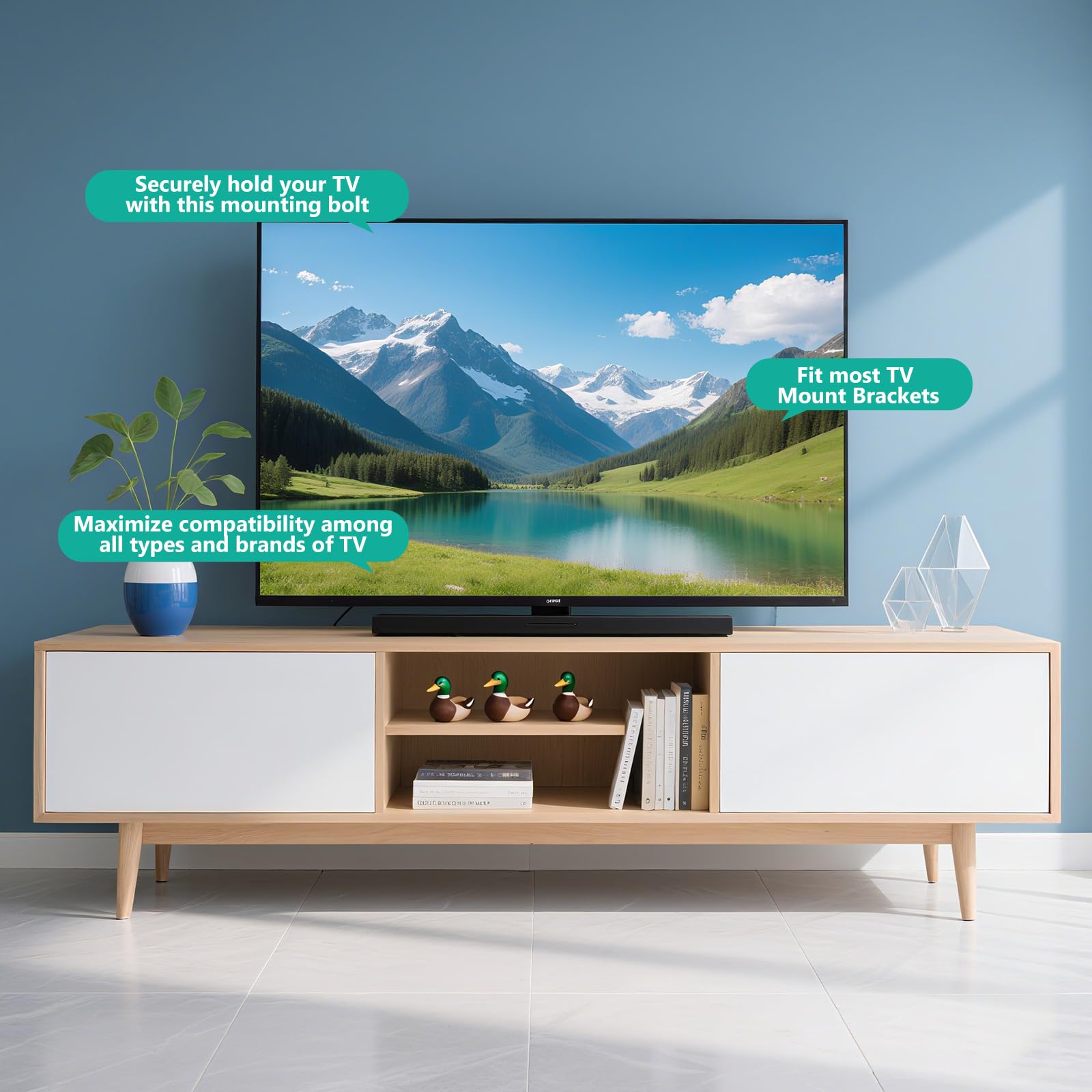 WALI TV Mount Hardware Kit - Screws & Spacers -7 WALI TV Mount Hardware Kit - Screws & Spacers -7