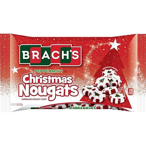 Brach's Turrones de menta navideña - 11oz (paquete de 2)