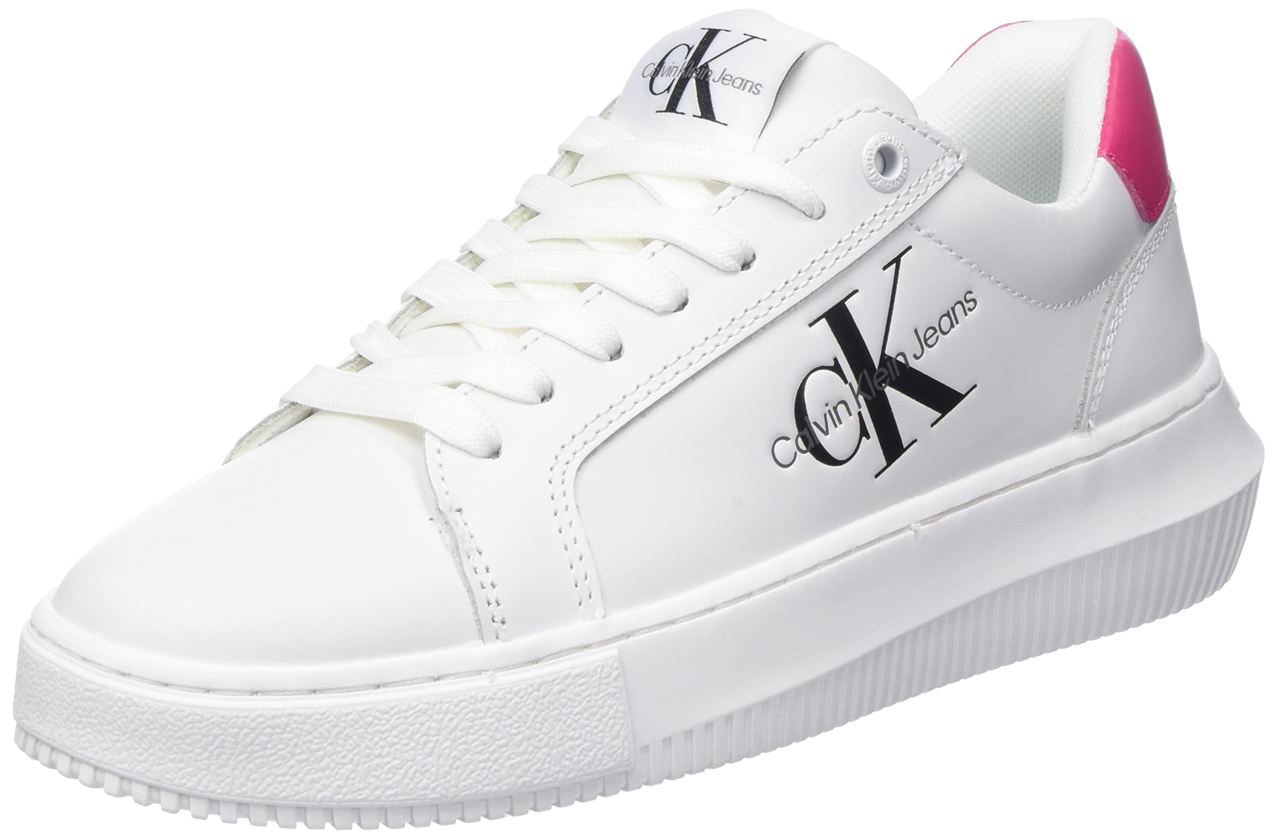Calvin Klein Jeans Suela Gruesa con Cordones Mon LTH Wn, Zapatillas Mujer