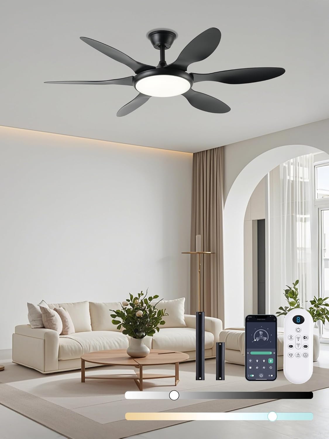 FUMLTP Ceiling Fan App Control Interface