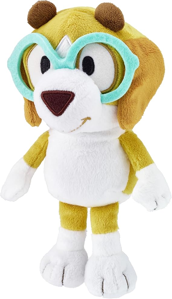 Bluey and Friends Stuffed Plush Toy Choose from Muffin, Princess Muffin, Winton, Honey, Mackenzie, Snickers, or Coco Official Soft Toy Figure for Kids Ages 3+ (Honey)