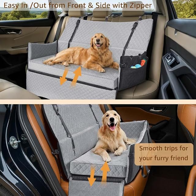 Foto 2 de 8 de unipaws Asiento de coche para perros medianos/grandes de hasta 55 kg