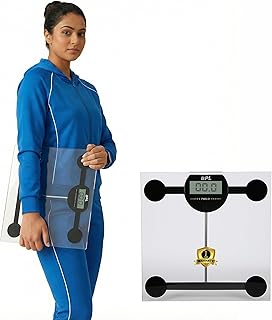BPL Medical Technologies PWS-01 Personal Weighing Scale for Highly Accurate Digital Bathroom Body Scale, Precisely Measure... Price In India