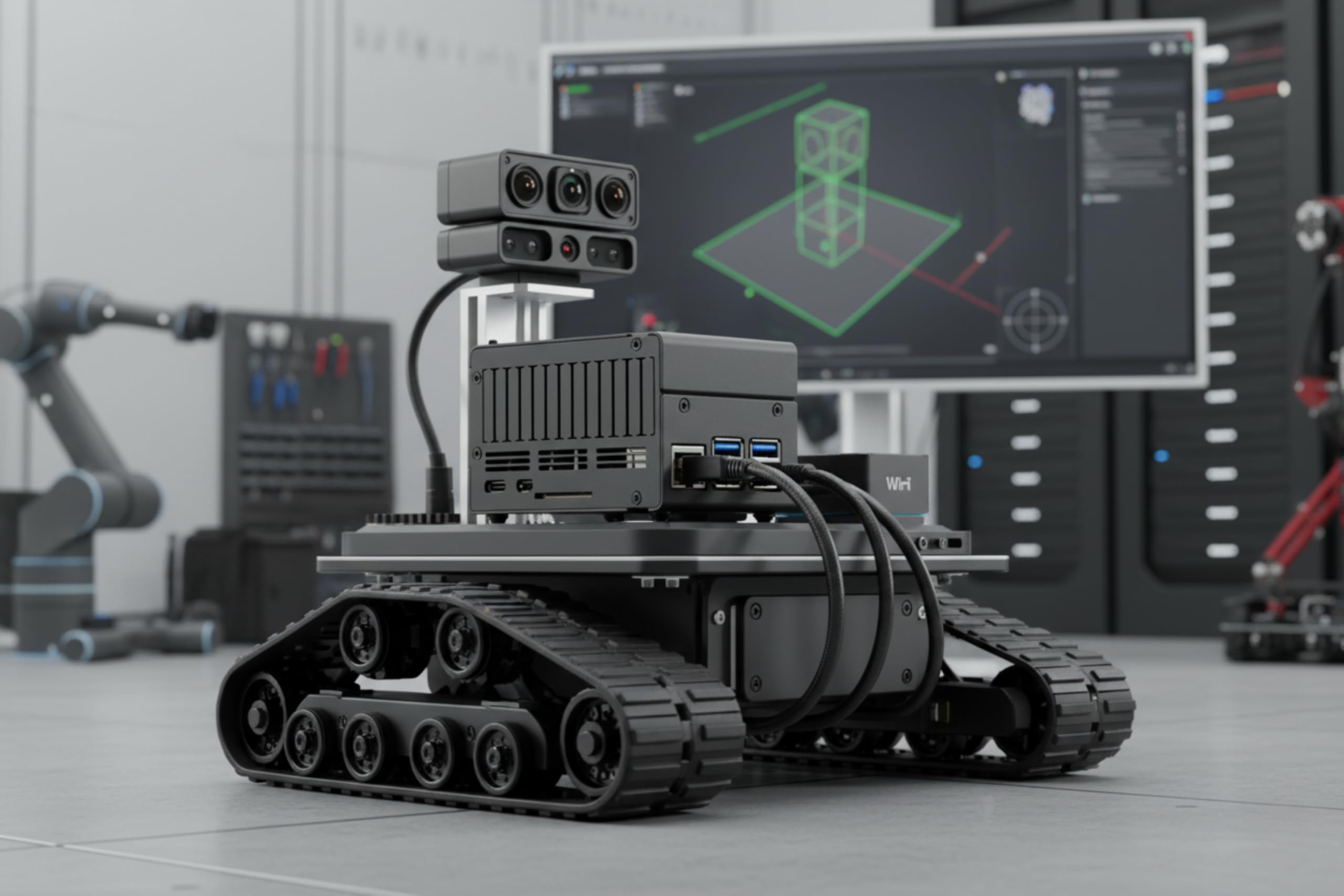 KKSB Metallgehäuse für das Beagley-AI Development Board – Platz für BeagleBoard Capes und Low-Profile-Kühler