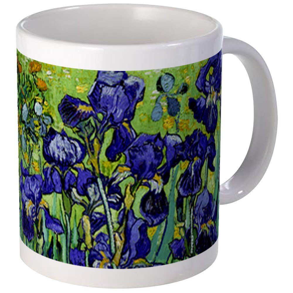 CafePress Van Gogh Irises, St. Remy Mugs 11 oz (325 ml) Ceramic Coffee Mug
