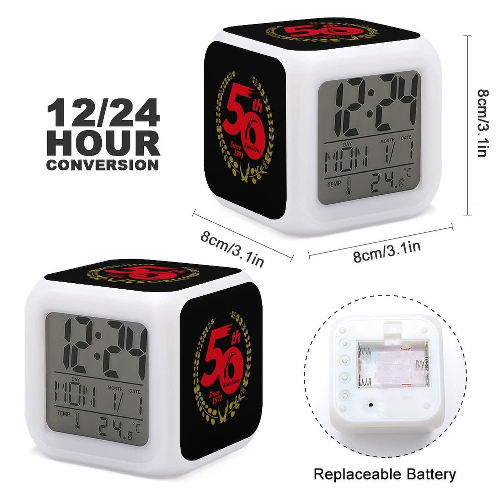 Amazon.co.jp: 仮面ライダー 目覚まし時計 アナログ 大音量 アラーム